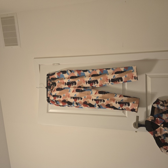 Multicolored blouse and pants set - Picture 2 of 3